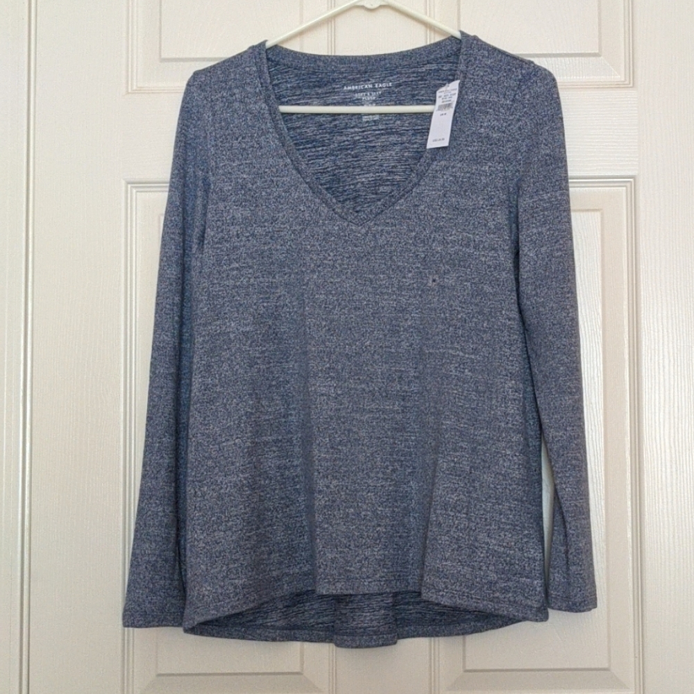 FINAL SALE American Eagle Soft and Sexy Plush Blue